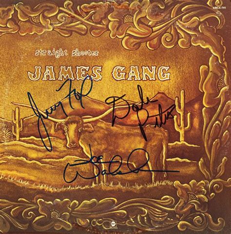 James Gang Band Signed Straight Shooter Album Artist Signed