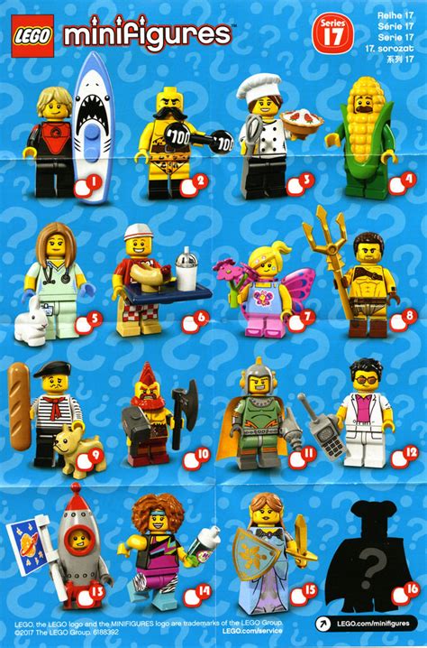 Brickfinder Lego Collectible Minifigure Series 17 Feel Guide