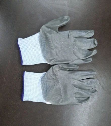 RRB White Grey Nitrile Coated Gloves Size XL At Rs 16 Piece In New