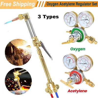 Brass Oxygen Acetylene Regulators Set Welding Fit Victor Gas Torch