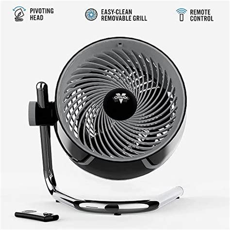 Vornado Pivot6 Whole Room Air Circulator Fan With 4 Speeds Remote