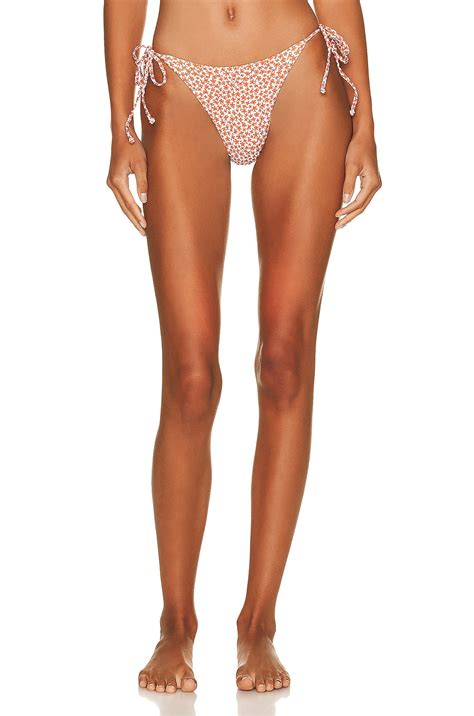 Matteau String Brief Bikini Bottom In Starflower Fwrd