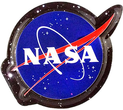 NASA Meatball Logo Wooden Magnet - NASA Gear