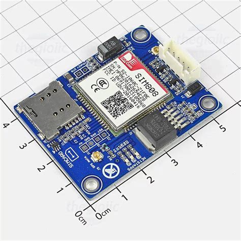 SIM808 GSM GPRS GPS Module Nguồn 5 18VDC hỗ trợ GSM GPRS GPS tương