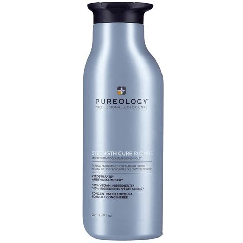Buy Pureology Strength Cure Blonde Purple Shampoo For Blonde Lightened Color Treated Tones