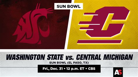 Sun Bowl Prediction And Preview Washington State Vs Central Michigan