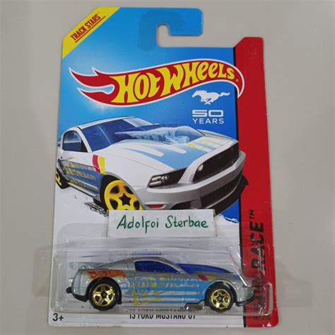 Jual Hotwheels Hot Wheels 13 Ford Mustang Gt Hw Mild To Hw Wild Hw Race 50 Years Track Stars