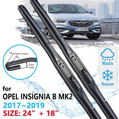 Car Front Wiper Blades For Opel Insignia B Mk Cleaning