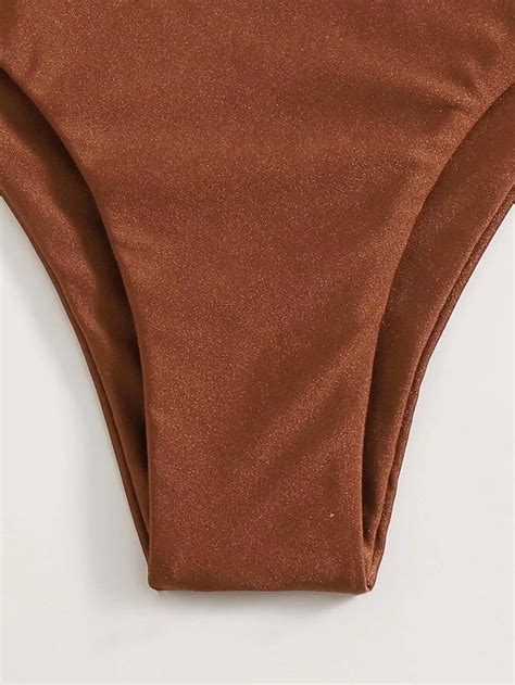 One Piece Bikini One Shoulder Nude Swimsuit On Luulla