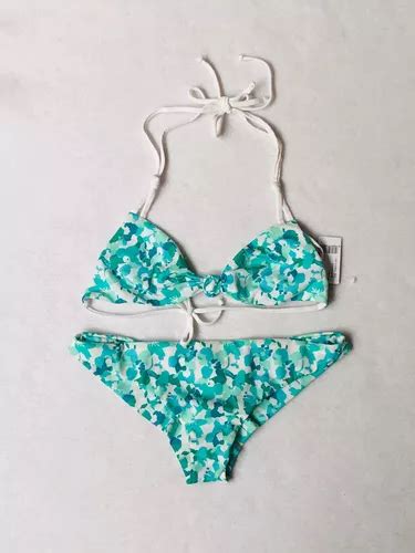 Intimissimi Calzedonia Bikini Cachetero Azul Con Blanco Env O Gratis