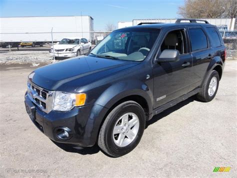 Black Pearl Slate Metallic 2008 Ford Escape Hybrid 4wd Exterior Photo 47249693