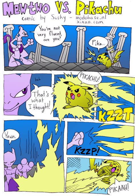 Mewtwo versus Pikachu page 1 by sushy00 on DeviantArt