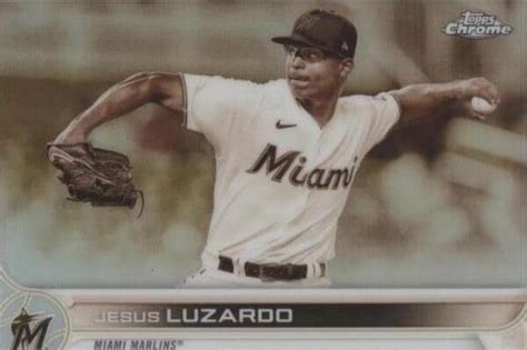 Topps Chrome Sepia Refractor Jesus Luzardo For Sale Online