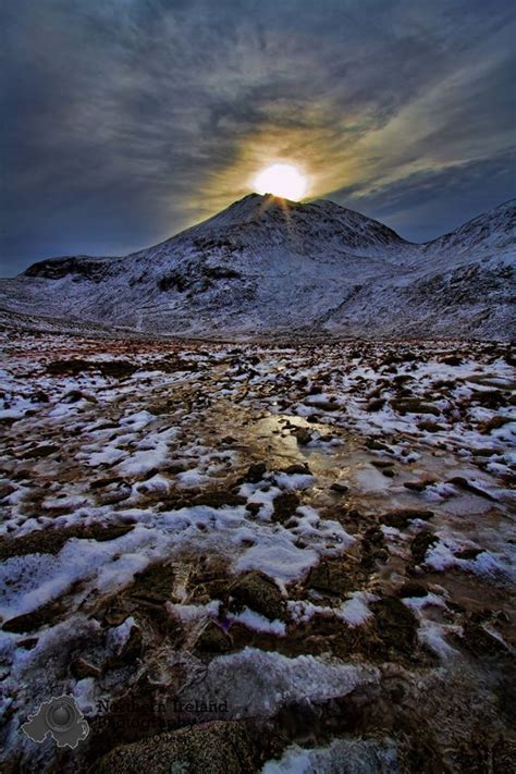 Winter sun in the Mournes — at Mourne Mountains. Winter Sun ...