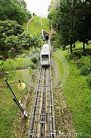 Penang Hill Train,Most Iconic Transport At Penang Hill, Malaysia Stock Photography ...