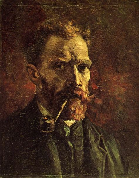 Vincent Van Gogh Opere Autoritratto Con Pipa