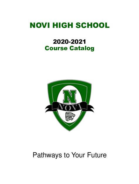 Fillable Online Novi High School - Novi Community School District Fax ...