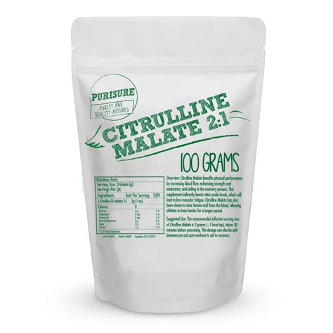 Purisure Citrulline Malate Powder