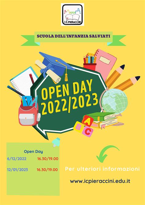 OPEN DAY ICPIERACCINI Tutte Le Locandine Dei Plessi E Le Informazioni