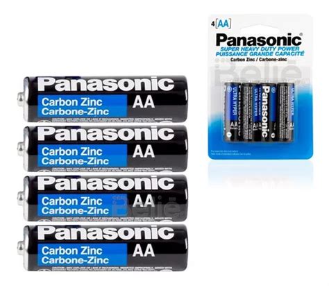 Bater As Aa Panasonic Pilas Original Carb N Paquete Piezas En Venta