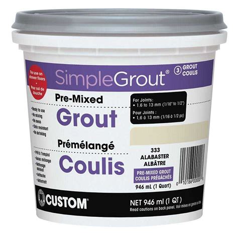 Custom SimpleGrout Pre-Mixed Grout - Tools & Hardwares online sale