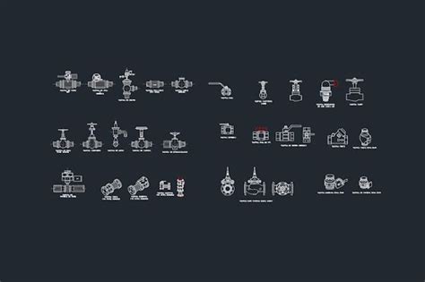 Gambar Kerja Type Type Desain Gate Valve File Dwg Autocad Gate Valve