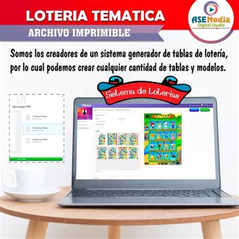 Lotería Mario Bros Kart 40 Tablas Imprimible Cumpleaños Pdf en venta en