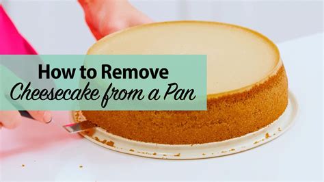 How To Remove A Cheesecake From A Springform Pan Youtube