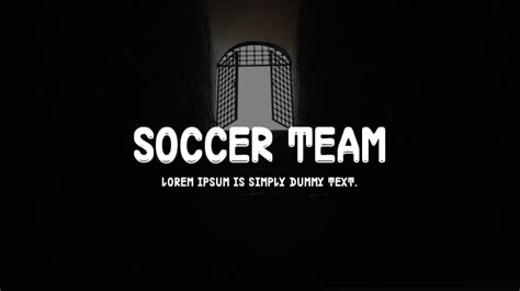 Soccer Team Font : Download Free for Desktop & Webfont