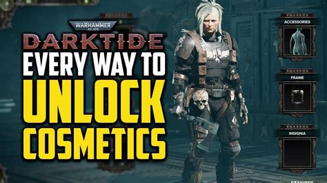 How To Get Cosmetics For Free Darktide Youtube