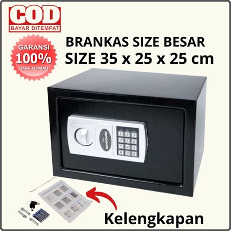 Jual Brankas Mini Kotak Penyimpanan Besi Dengan Kata Sandi Password Box