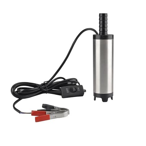 Bomba De Transferencia Para Diesel Sumergible 12v De Acero Inoxidable