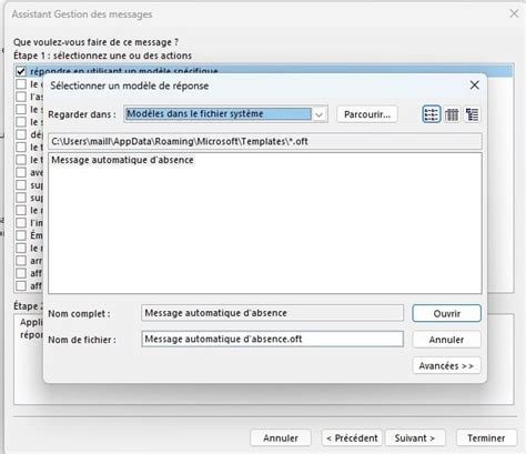 Outlook Mettre Un Message D Absence Malekal