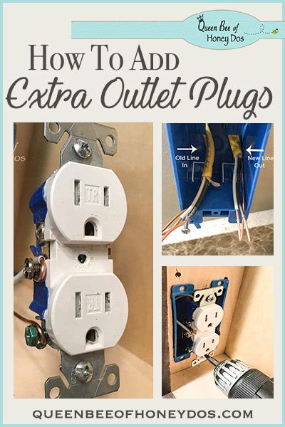 How To Add Additional Outlet Plugs • Queen Bee Of Honey Dos