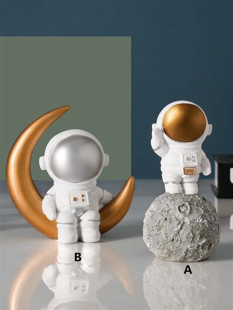 1pc Astronaut Shaped Decorative Object Decorative Objects Diy Clay