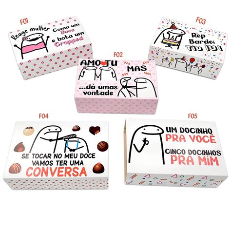 Caixa Embalagem Doce Flork Meme Bento De Amor Divertido Shopee