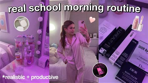 Real School Morning Routine 7am Routine Get Ready W Me 💞 Youtube