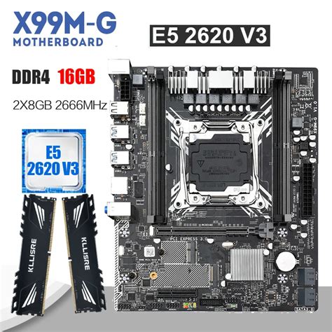 Kllisre X Motherboard Set With Xeon E V Cpu Pcs X Gb Gb