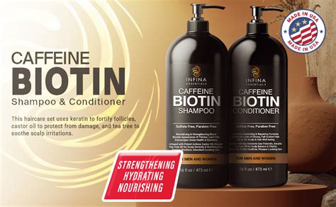 Amazon Infina Essentials Biotin Shampoo And Conditioner Set For