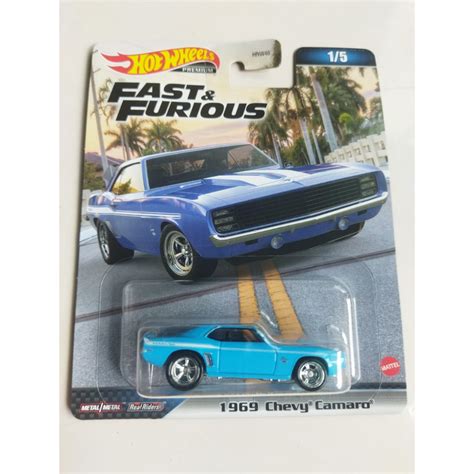 Hot Wheels Premium Fast And Furious 1969 Chevy Camaro Shopee Malaysia
