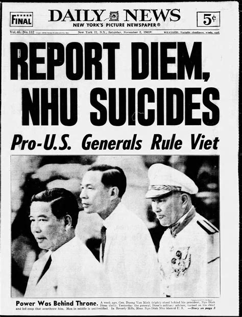 real nov    south vietnamese government  president ngo