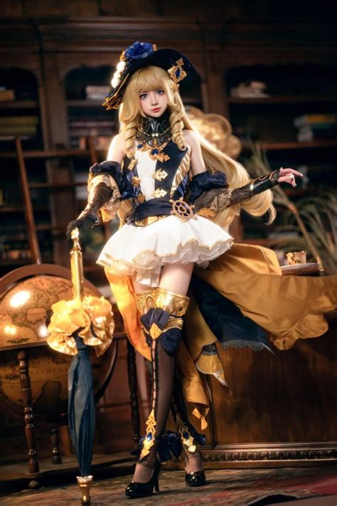 Genshin Impact Navia Cosplay💘 in 2024 | Cosplay dress, Cosplay costumes ...