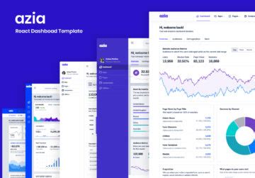 Azia React Admin Dashboard Template Bootstrapdash