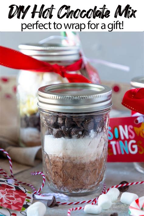 Hot Chocolate In A Jar The Home Cook S Kitchen Recipe Hot Chocolate Mason Jar Recipe Hot