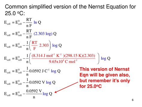 Ppt Electrochemistry Part Iv Spontaneity And Nernst Equation Powerpoint Presentation Id7076319