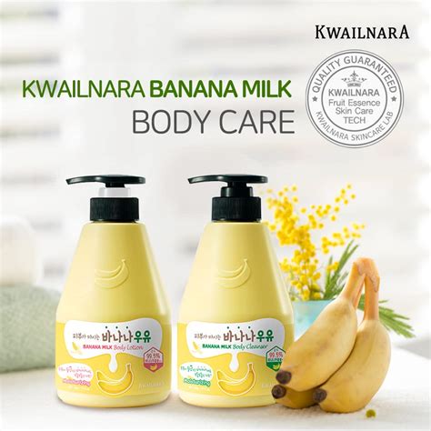 Купить Гель для душа с банановым молочком Welcos Kwailnara Banana Milk