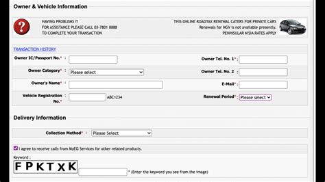 How To Renew Your Road Tax Driving License Online