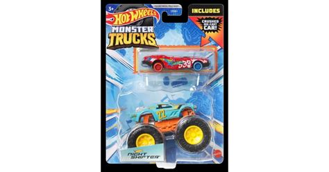 HOT WHEELS MONSTER TRUCK SI MASINUTA METALICA NIGHT SHIFTER Arhiva Okazii Ro