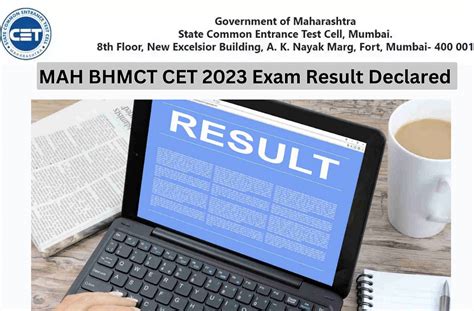 MAH BHMCT CET 2023 Exam Result Declared Bhmctcet2023 Mahacet Org