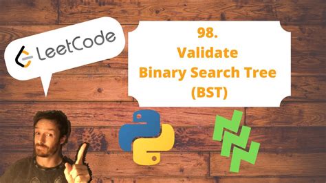 Leetcode 98 Validate Binary Search Tree BST With Python YouTube